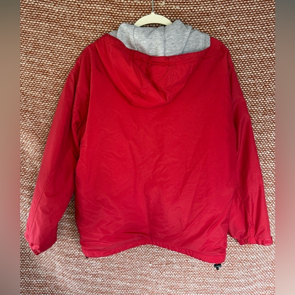 SL Port Authority Red Jacket with Gray Hood - Picture 4 of 12